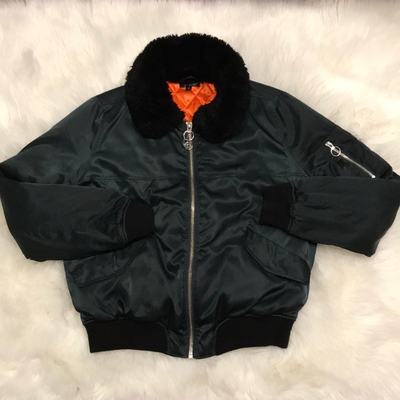 Maine Bomber Style Zip up Knit - Mocha